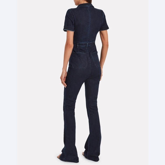 WeWoreWhat Denim Zip-up Jumpsuit - Picture 3 of 8